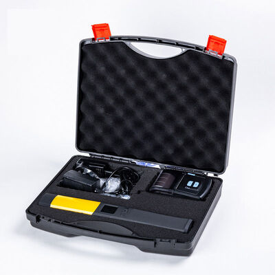 Portable One-Way Anti-Reflux Mouthpiece Breath Alcohol Tester with Platinum Fuel Cell Sensor and Flashlight Battery AT7600