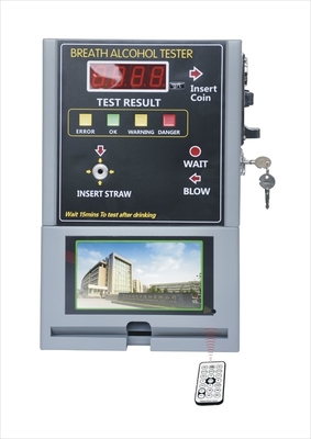 AT319V 0.180g/L Fuel Cell Breathalyzers Pub Bar Smart Coin Operated Breathalyzer