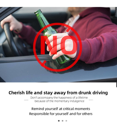 High Precision Fuel Cell Breathalyzer Portable Semiconductor Sensor Car Alcohol Monitor Tester