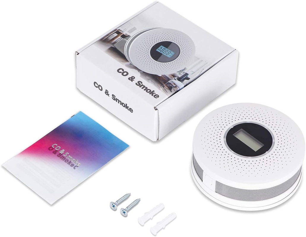 Stand Alone Smoke CO 2 In 1 Combined Detector Approved EN50291 EN14604