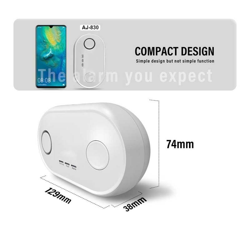 Tuya Intelligent Carbon Monoxide Alarm CO Detector ZigBee EN50291 Certification
