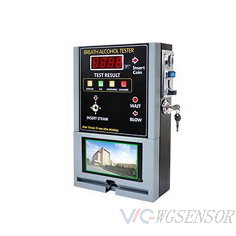 Japan OEM/ODM Wall-Mounted Coin Operated Breathalyzer for Bar/Disco (WG319V)