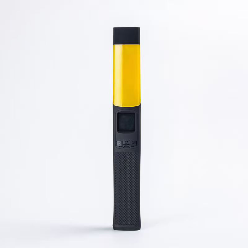 Portable One-Way Anti-Reflux Mouthpiece Breath Alcohol Tester with Platinum Fuel Cell Sensor and Flashlight Battery AT7600