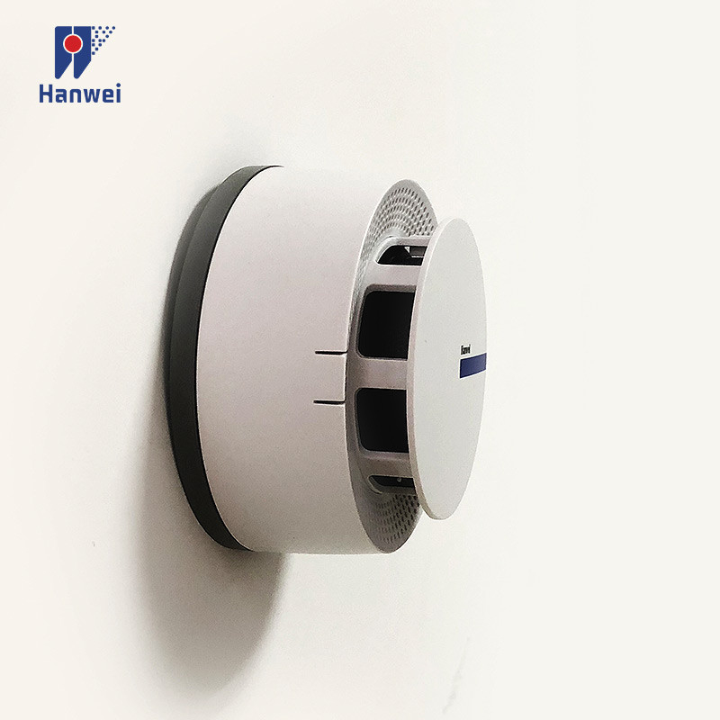 5 Years CR2 3V Li Ion Ring Smoke Detector For Home Security