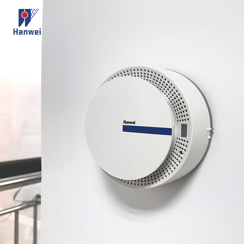 5 Years CR2 3V Li Ion Ring Smoke Detector For Home Security