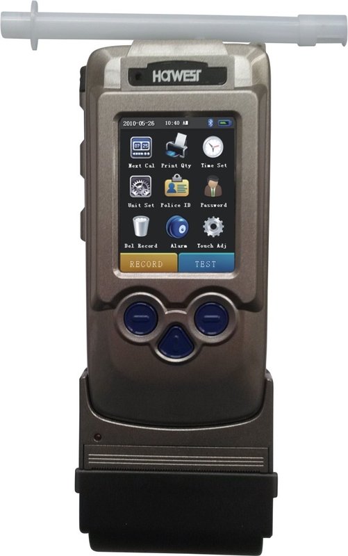 0.090mg/L 7.4V 2500mAh Professional Alcohol Tester For Law Enforcement Police