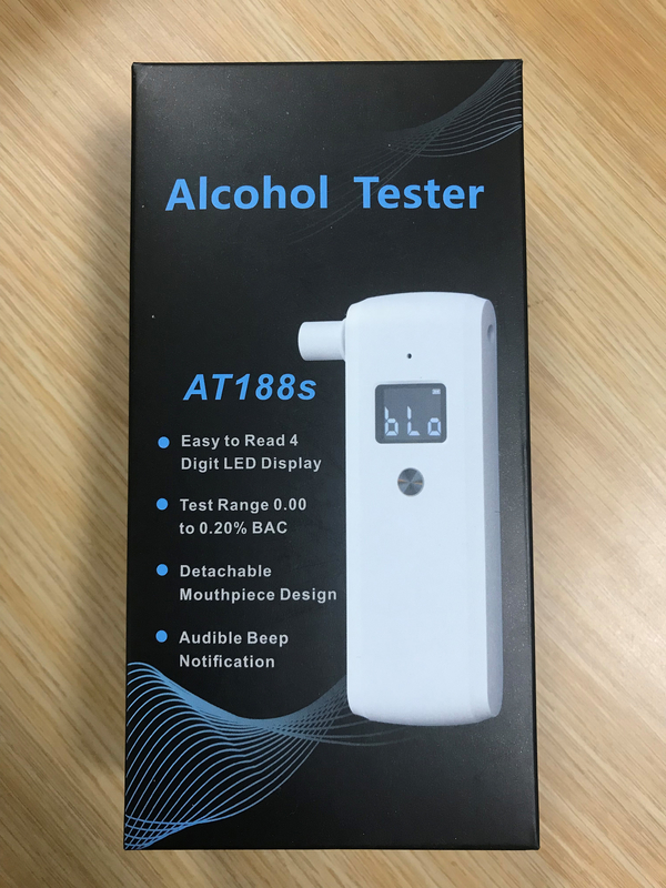 AT188S 0.20BAC% Consumer Breathalyzer Portable Breath Alcohol Testing Equipment