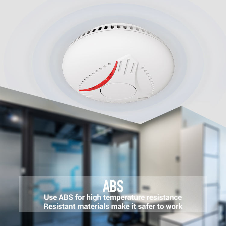12uA 35mA Wireless Connected Smoke Detectors DC3V Battery Interlinked Fire Alarms