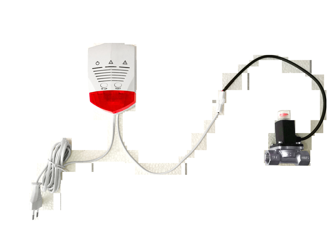 1.5A 12V Emergency Gas Shut Off Solenoid Valve G1/2 G3/4 G1