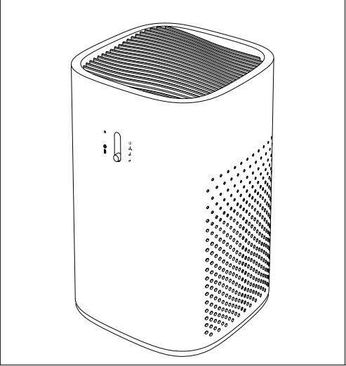 Airradio 2 Stage Filter Tobacco Smoke Air Purifiers 170m3/H CADR