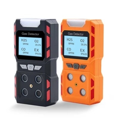 OEM ODM  4 In 1 Portable Gas Detector O2 Co H2s Lel Natural Gas Tester