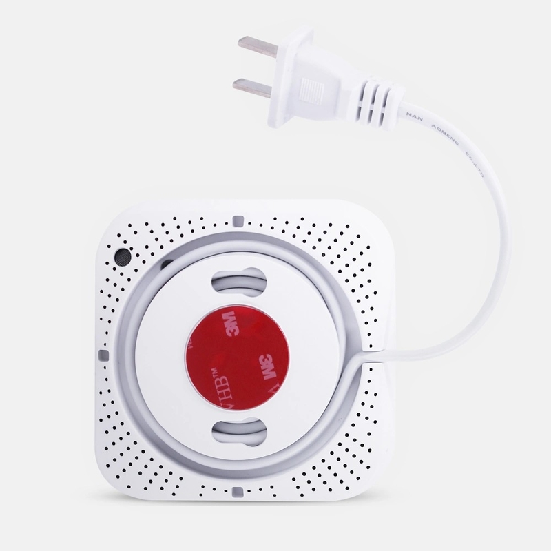 AC100V-AC240V Home Security Gas Alarm Detector 70dB Natural Gas Methane Detector