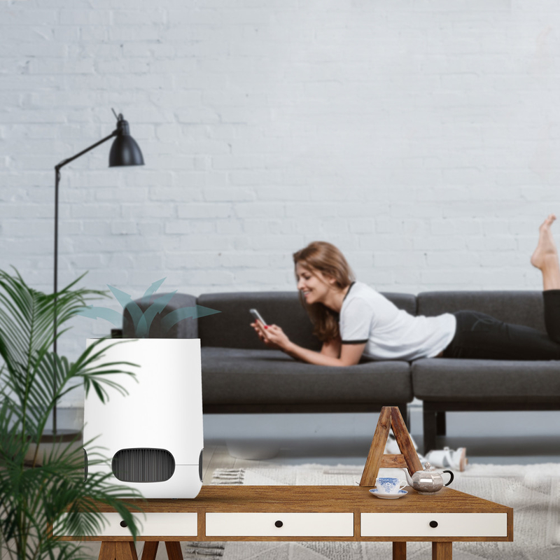 OEM 50dB 90m3/H CADR Hepa Air Purifier With Ionizer And UV Light