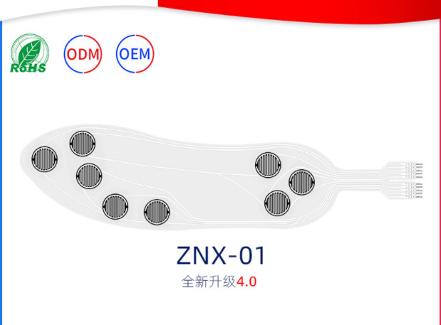 Unique 3.3V Thin Film Pressure Sensors CE RoHS Insole Force Sensor