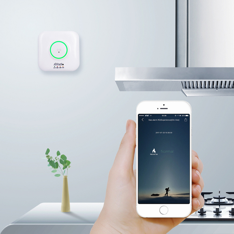 70dB Smart WIFI LPG Leakage Alarm CH4 Methane Gas Detector For Home