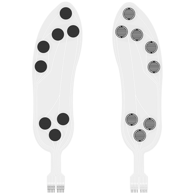 ZNX-01 Flexible Thin Film Pressure Sensors Intelligent Insole Varistor Multipoint Sensor