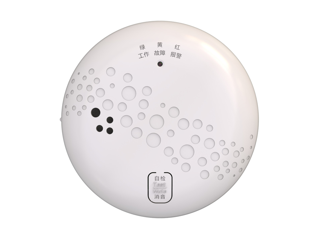 TUYA  Battery Operated WiFi Smoke Alarm Detector With Double Optical Path