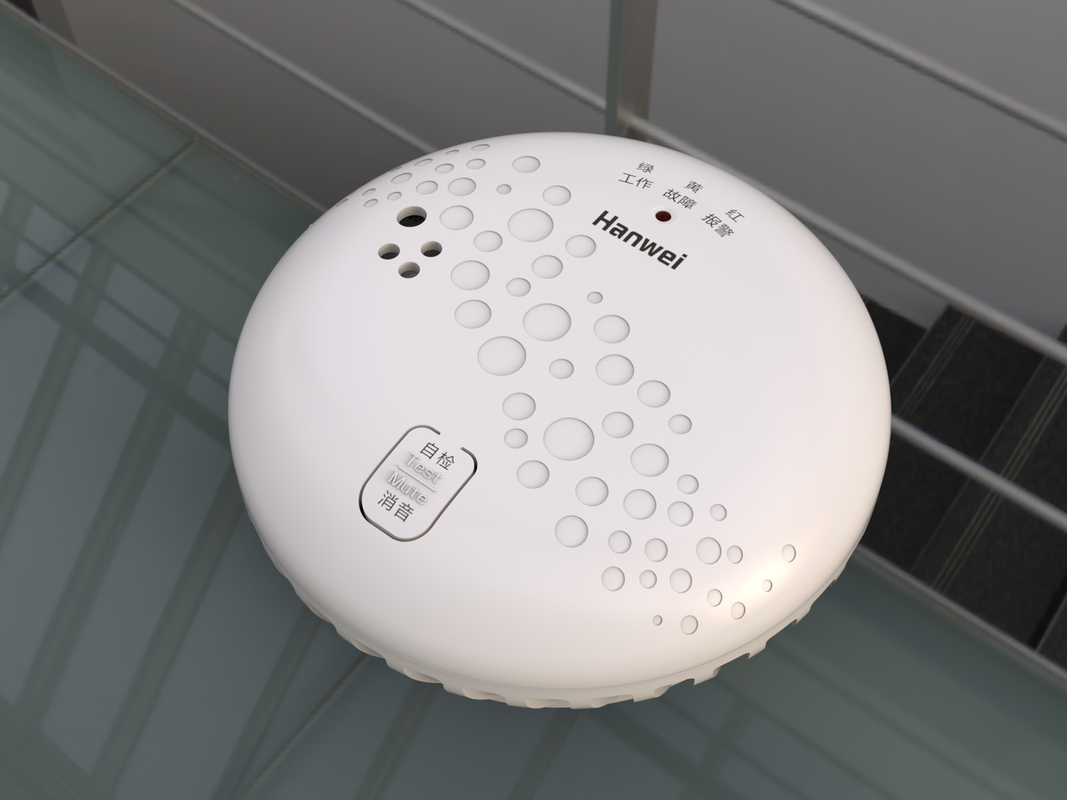 TUYA  Battery Operated WiFi Smoke Alarm Detector With Double Optical Path