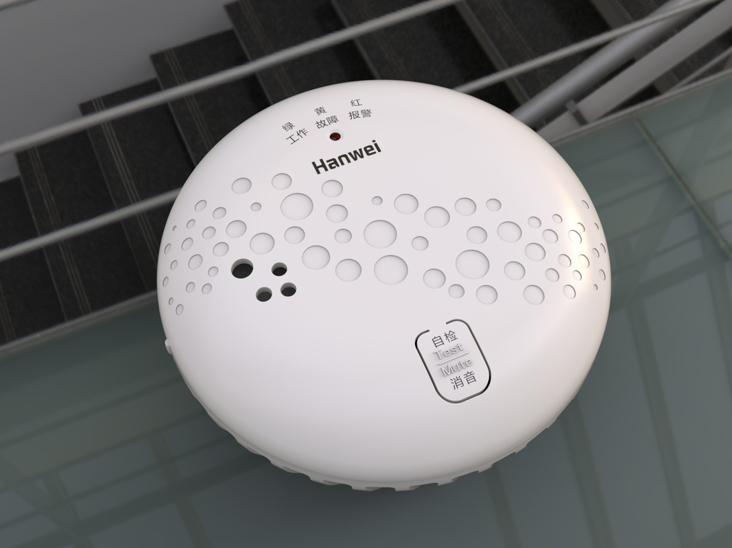 TUYA  Battery Operated WiFi Smoke Alarm Detector With Double Optical Path