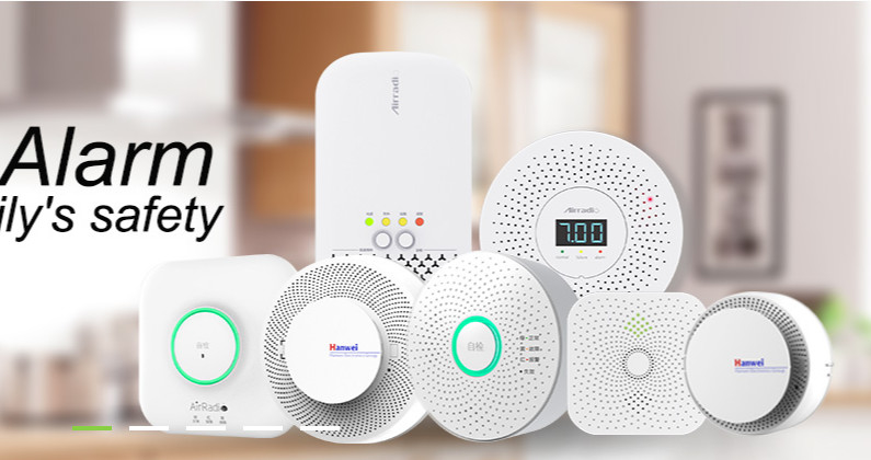 DC9V 25-500ppm Restaurant Smart CO Alarm Detector For Home