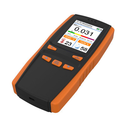 TFT LCD Screen Portable Gas Detector Self Calibration Function Toliet Ozone O3 Detector