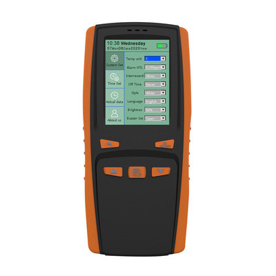 TFT LCD Screen Portable Gas Detector Self Calibration Function Toliet Ozone O3 Detector