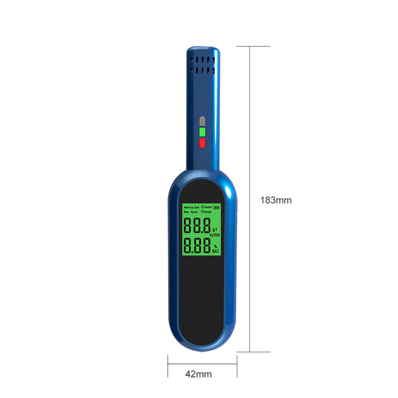 High Precision Fuel Cell Breathalyzer Portable Semiconductor Sensor Car Alcohol Monitor Tester