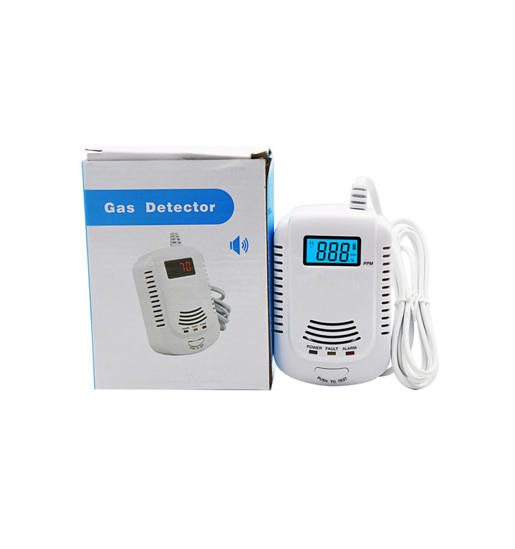 LCD Display CH4 CO Gas Detector Low Power Consumption