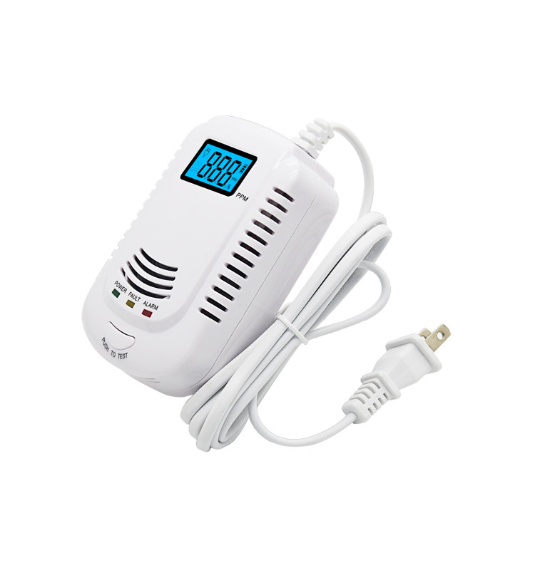 Carbon Monoxide Methane Leaking Gas Alarm Detector For Home Use Double Gases